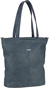 Zwei , Shopper Mademoiselle M145 in dunkelblau, Shopper für Damen