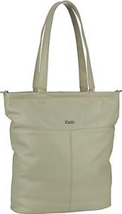 Zwei , Shopper Mademoiselle M145 in hellgrau, Shopper für Damen