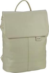 Zwei , Laptoprucksack Mademoiselle Mr13 in hellgrau, Rucksäcke für Damen