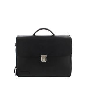 Plevier Oxford Vintage Laptoptas 15,6 inch zwart