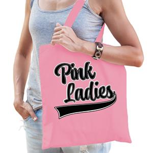 Bellatio Shopper/tas Grease Pink Ladies - 42 x 38 cm - Roze