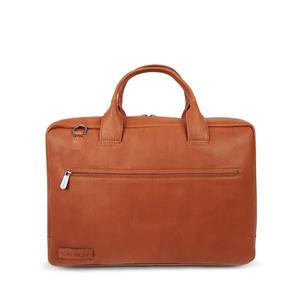 Plevier leren Laptoptas 17,3 Lloyd Cognac