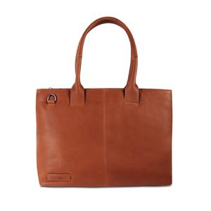 Plevier leren Laptoptas 15,6 Antilla Cognac