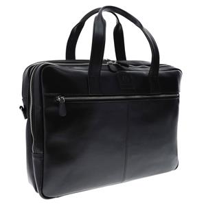 EXACOMPTA Notebook-Umhängetasche EXACTIVE, Leder, schwarz