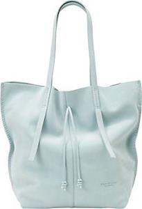 Marc O'Polo , Slouchy-Shopper Aus Softem Velours-Rindleder in blau, Shopper für Damen