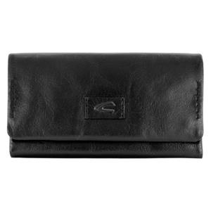 camel active, Rise Geldbörse Rfid Schutz Leder 19 Cm in schwarz, Geldbörsen für Damen