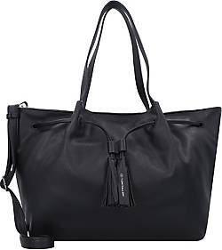 Tom Tailor , Camilla Shopper Tasche 40 Cm in schwarz, Shopper für Damen