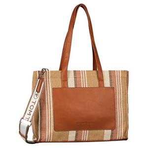 TOM TAILOR, Linn Shopper Tasche 36 Cm in mittelbraun, Shopper für Damen