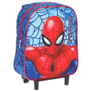 Spiderman Handbagage Reiskoffer/trolley - Blauw/rood - 28 Cm - Voor Kinderen - Kinder Reiskoffers