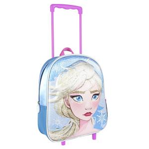 Frozen Elsa Trolley/reiskoffer Rugtas Voor Kinderen 31 X 26 Cm - Kinder Reiskoffers