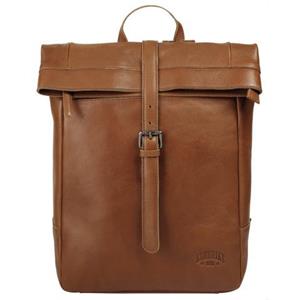 Klondike 1896 , Gold Donald Rucksack Leder 43 Cm Laptopfach in dunkelbraun, Rucksäcke für Damen