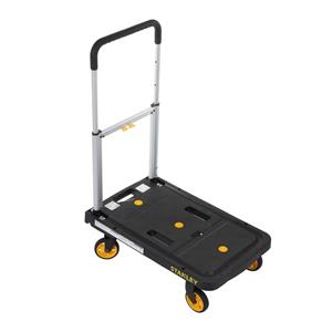 Stanley Opvouwbare Platformwagen Pc517 ax. 120kg - Aluminium - 68 X 41 X 8 Cm - Zwart/geel