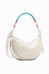 Desigual , Schultertasche 42 Cm in beige, Schultertaschen für Damen
