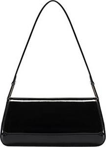Ekonika , Schultertasche In Glänzendem Lackdesign in schwarz, Schultertaschen für Damen
