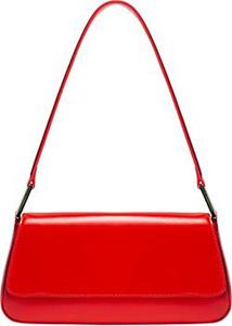 Ekonika , Tasche Mit Feinem Glanz in rot, Schultertaschen für Damen