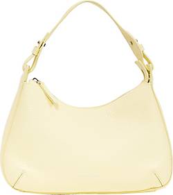Marc O'Polo , Handtasche Aus Genarbtem Rindsleder in gelb, Schultertaschen für Damen