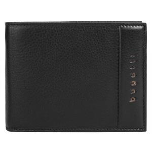 bugatti, Geldbörse Nome Horizontal Wallet With Flap Iii in schwarz, Geldbörsen für Herren