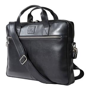 EXACOMPTA Notebook-Umhängetasche EXACTIVE, Leder, schwarz
