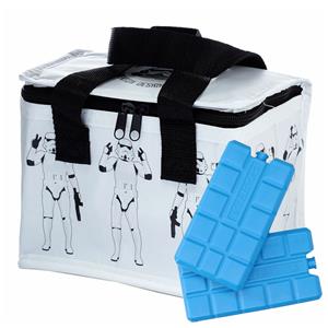 Puckator Kleine Lunch Koeltas Met 2x Koelelement tormtrooper Print - 4,4 Liter - Koeltas