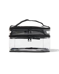 Beautycase Met Organizer Transparant 17x25x15