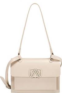 Ekonika , Tasche Mit Praktischem Klappdeckel in weiß, Schultertaschen für Damen