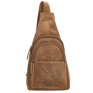 Hide & Stitches Idaho schoudertas/rugzak brown