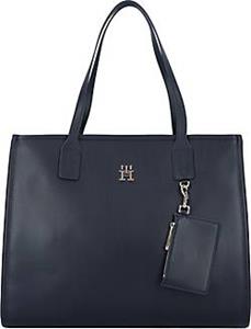 Tommy Hilfiger , Th City Shopper Tasche 36 Cm in dunkelblau, Shopper für Damen