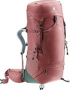Deuter , Trekkingrucksack Aircontact Lite 45 + 10 Sl in dunkellila, Rucksäcke für Damen