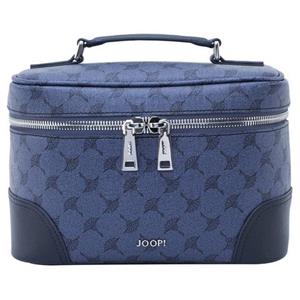 JOOP!, Mazzolino Flora Beautycase 24 Cm in dunkelblau, Kosmetiktaschen für Damen