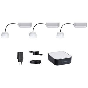 Paulmann 5182smik Gateway + LED Coin RGBW Home Paket Smart Home System LED EEK: G (A - G) 21W Warmwe