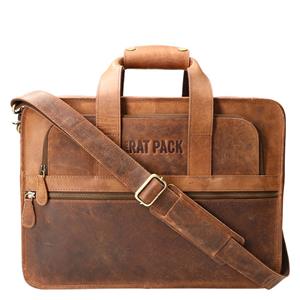 Leather Design The Rat Pack A4 Schoudertas 15.6'' Arthur Bruin