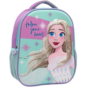 Disney Frozen 3D Rugzak, Heart - 32 x 26 x 10 cm - EVA polyester