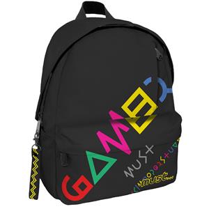 Must Rugzak, Gamer - 42 x 32 x 17 cm - Polyester