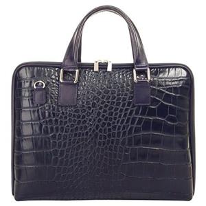 Samantha Look Aktentasche, echt Leder, Made in Italy