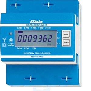 Eltako DSZ14DRSZ-3x80A MID RS485 Tweeweg-draaistroommeter