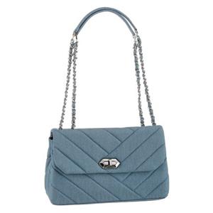 LANCASTER Schultertasche "Crossbody bag Jeans Matelassé", in schlichter Optik