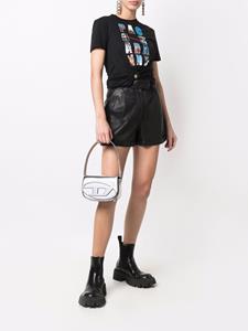 Diesel 1DR metallic schoudertas - Zilver