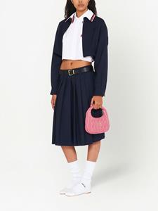 Miu Miu Miu Wander matelassé kleine hobo tas - Roze