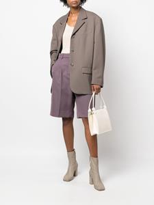 Jil Sander Leren schoudertas - Beige
