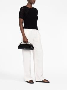 Jil Sander Cannolo kleine schoudertas - Zwart