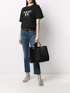 Emporio Armani Shopper met logoprint - Zwart