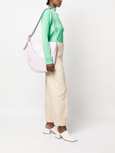 Jil Sander Leren schoudertas - Roze