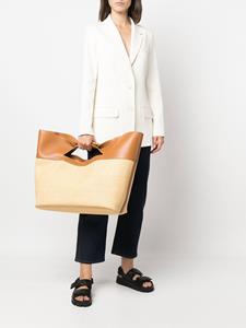 Alexander McQueen The Bow rieten shopper - Beige