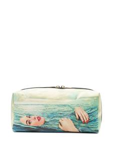 Seletti Sea Girl toilettas met print - Blauw