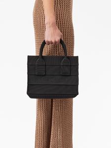 Ferragamo Shopper met logoprint - Zwart