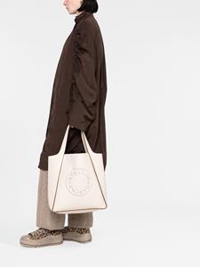 Stella McCartney Stella shopper met logo - Beige