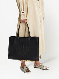 Tory Burch Ella shopper met logopatch - Zwart