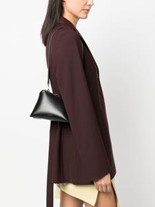 The Attico Midnight leren clutch - Zwart