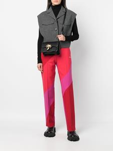 Palm Angels Schoudertas met palmprint - Zwart