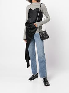 Maison Margiela Leren schoudertas - Zwart